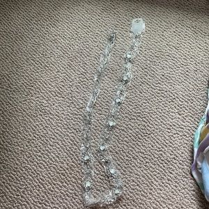 Adjustable silver belt chain NWT